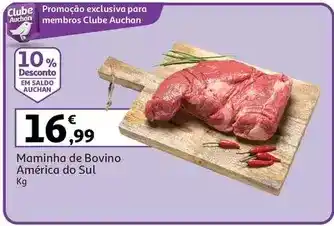 Auchan Maminha de bovino américa do sul promoção