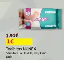 Auchan Nunex - toalhitas promoção