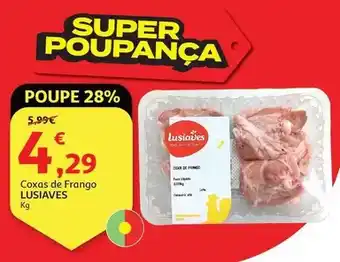 Auchan Lusiaves - coxas de frango promoção