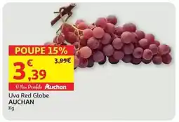 Auchan Auchan - uva red globe promoção