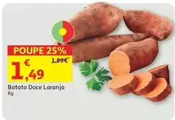 Auchan Batata doce laranja promoção