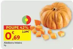 Auchan Abóbora inteira promoção