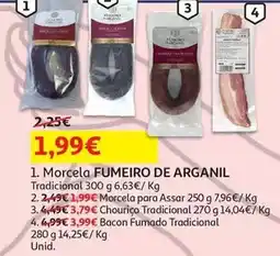 Auchan Fumeiro de arganil - chouriço :tradicional 270 g promoção