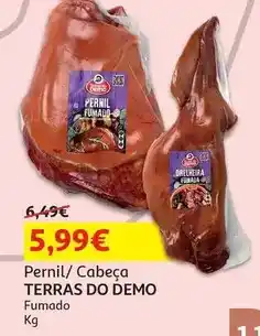 Auchan Terras do demo - pernil fumado :kg promoção