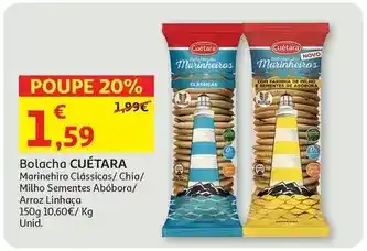 Auchan Cuétara - bolacha :marinheiro classicas 150g promoção