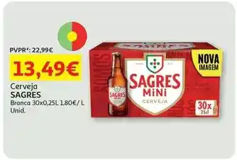 Auchan Sagres - cerveja promoção