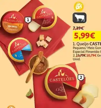 Auchan Castelões - queijo :pequeno un promoção