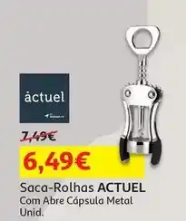 Auchan Actuel - saca-rolhas promoção