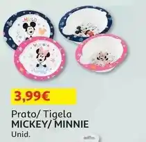 Auchan Mickey/minnie -prato/tigela promoção