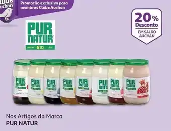 Auchan Pur natur - iogurte biologico:natural 150 g promoção