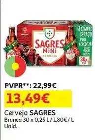 Auchan Sagres - cerveja promoção