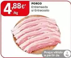 Intermarché Porco entremeada s/ entrecosto promoção