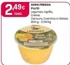 Intermarché Porsi - sopa fresca promoção