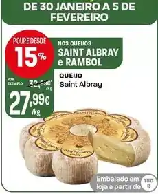 Intermarché Saint albray - queijo promoção