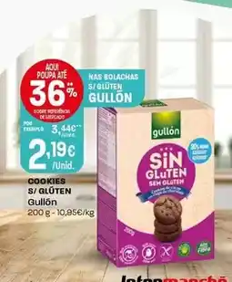 Intermarché Gullon - cookies s/gluten promoção