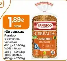 Intermarché Panrico - pão cerealia promoção