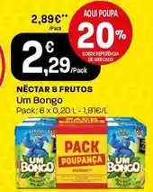 Intermarché Um bongo - néctar 8 frutos promoção