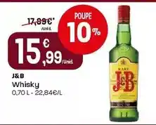 Intermarché J&b - whisky promoção