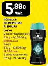 Intermarché Lenor - pérolas de perfume p/roupa promoção