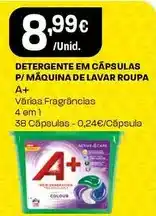 Intermarché A+ - detergente em cápsulas p/máquina de lavar roupa promoção