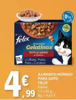 E.Leclerc Felix - alimento humido para gato promoção