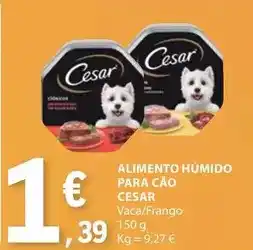 E.Leclerc Alimento humido para cao promoção