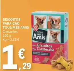 E.Leclerc Tous - biscoitos para cao promoção