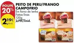 Pingo Doce Campofrio - peito de peru/frango promoção