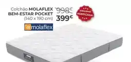 Homy Casa Colchão molaflex bem-estar pocket promoção