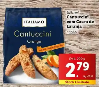 Lidl Italiamo - cantuccini com casca de laranja promoção