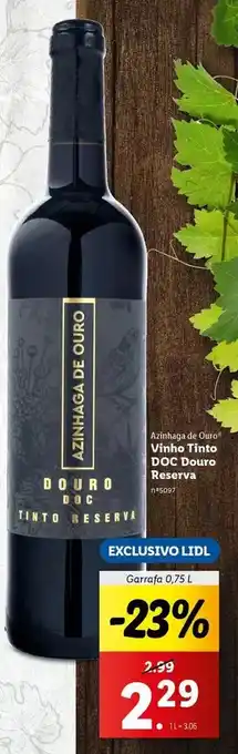 Lidl Lidl - vino tinto joco-brunco doc promoção