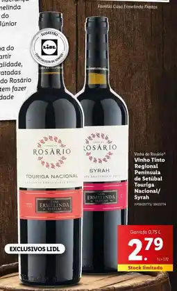 Lidl Nacional - vino tinto regional pantallata promoção