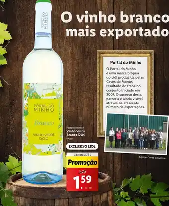 Lidl Lidl - vinho branco mais exportado promoção