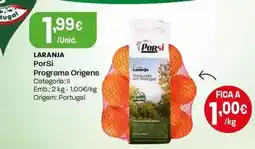 Intermarché Porsi - laranja promoção