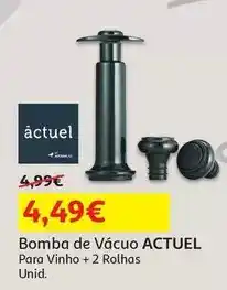 Auchan Actuel - bomba de vácuo promoção