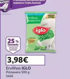 Auchan Iglo - ervilhas promoção