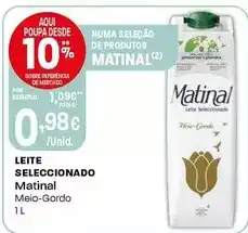 Intermarché Matinal - leite seleccionado promoção