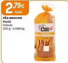 Intermarché Porsi - pão brioche promoção