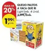 Pingo Doce A+ - queijo palitos a vaca que ri promoção