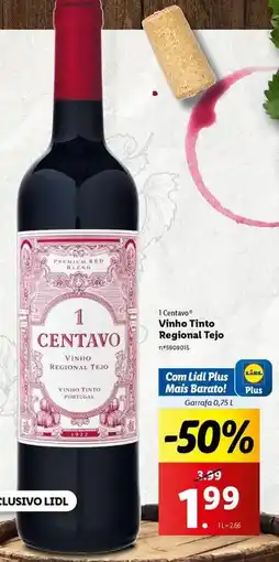 Lidl Premium - vinho tinto regional promoção