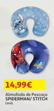 Auchan Almofada de pescoço spiderman promoção