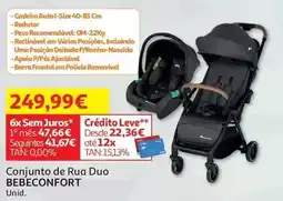 Auchan Bébé confort - conjunto de rua duo promoção