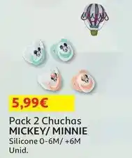 Auchan Mickey/minnie - pack 2 chuchas promoção