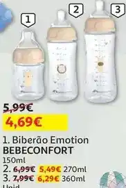 Auchan Bébé confort - biberão 150ml emotion 3102201960/2260 promoção