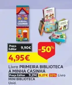 Auchan Primeira biblioteca a minha casinha - livro promoção