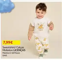 Auchan Licenças - sweatshirt / calcas molleton promoção