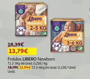 Auchan Libero - fraldas newborn promoção