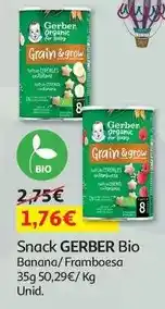 Auchan Gerber - snack:bio banana 35g promoção