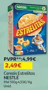 Auchan Nestle - cereais estrelitas promoção