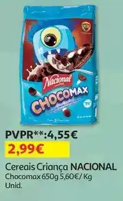 Auchan Nacional - cereais criança promoção